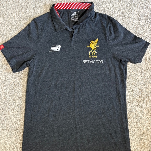 New Balance Liverpool FC 125 Years Polo  - 2017 - M - Picture 1 of 3